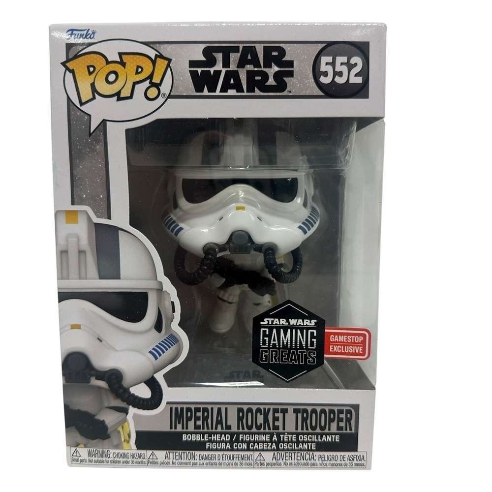 Star Wars Imperial Rocket Trooper GameStop Exclusive Funko Pop 552 FUN65049